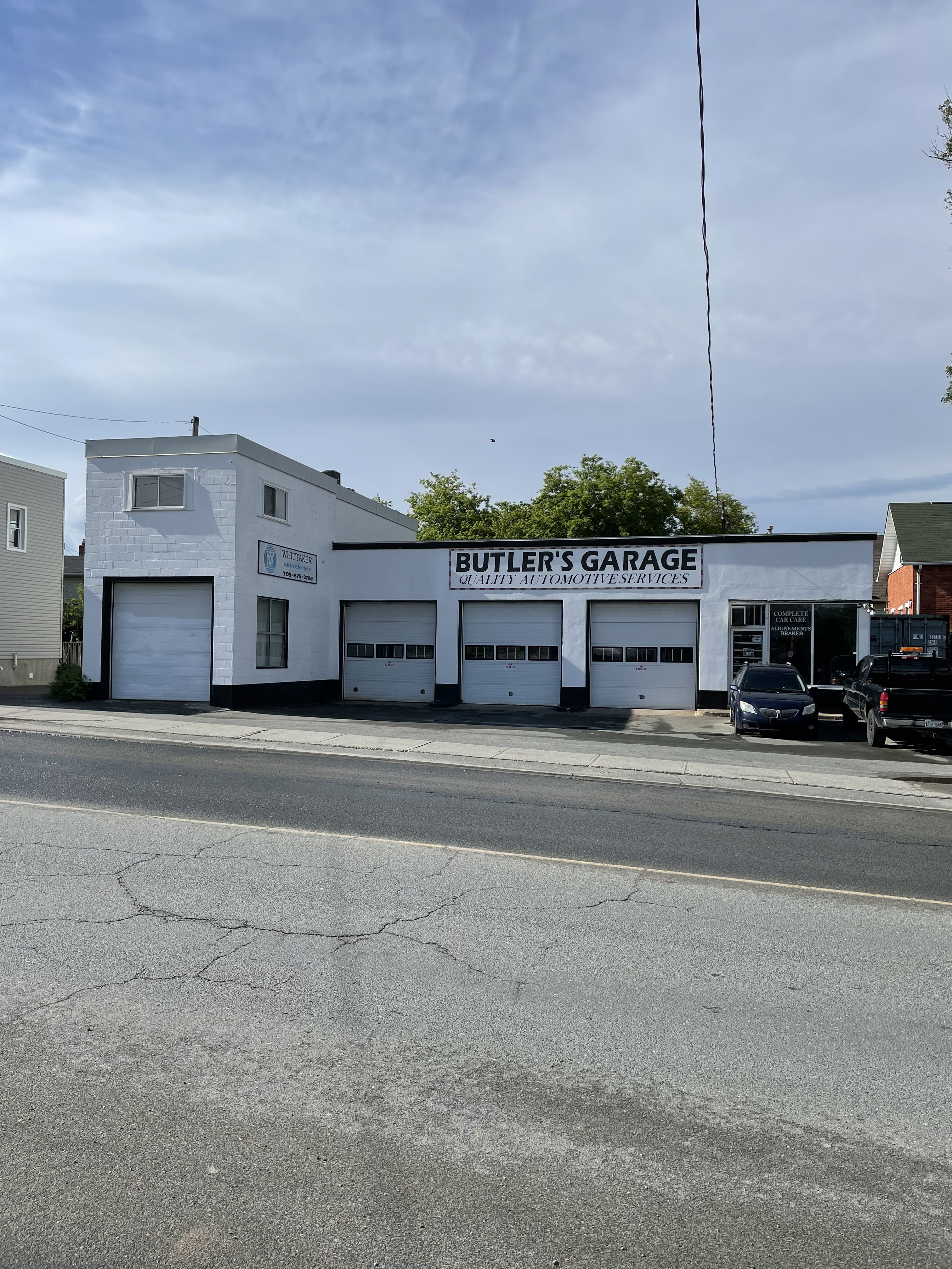 Butler's Garage Exterior Building